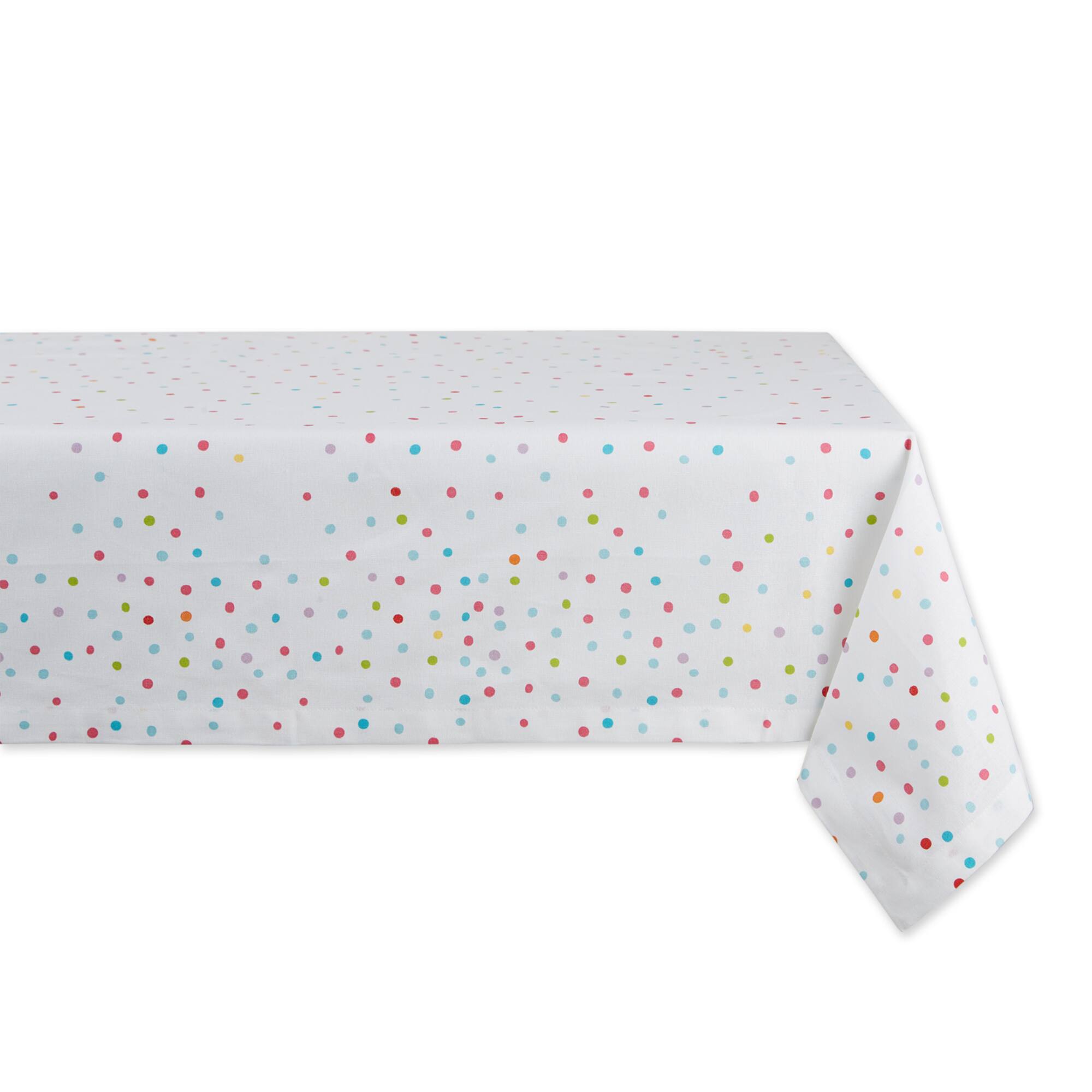 Confetti Toss Print Printed Tablecloth 52" x 52"
